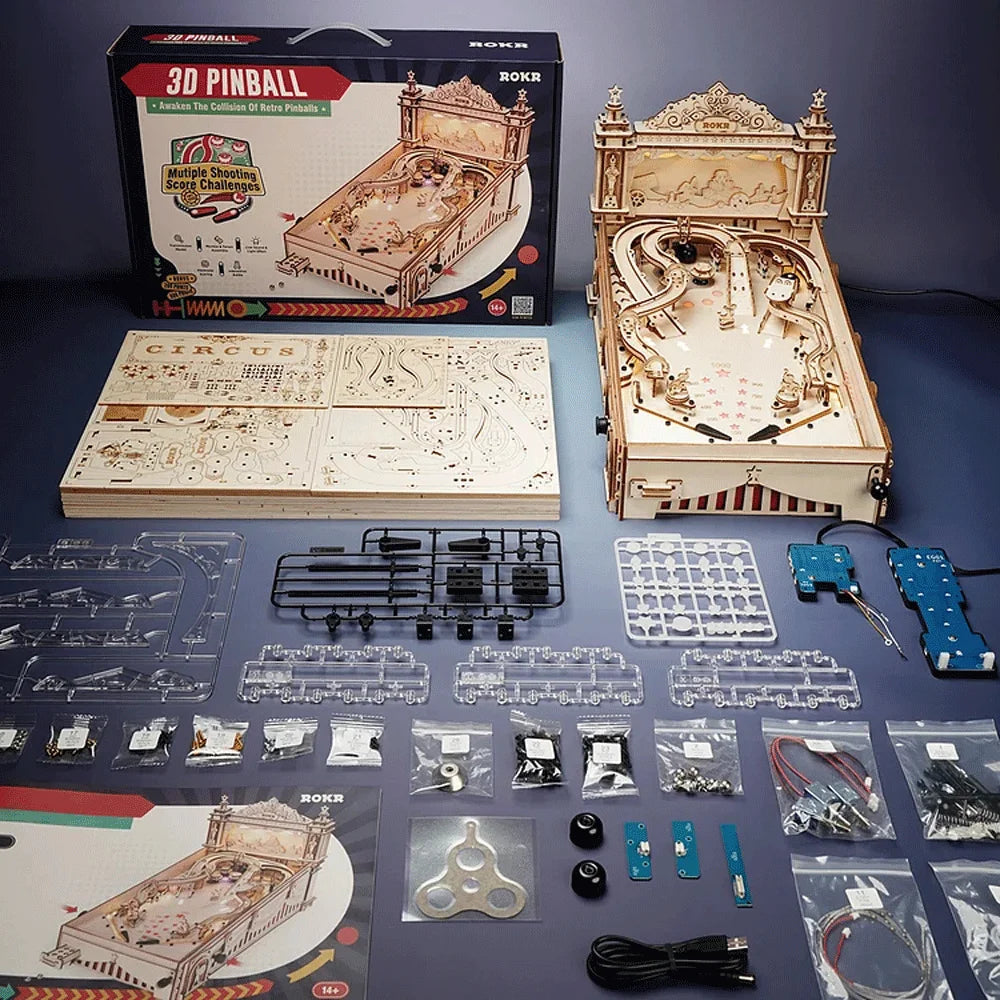 Vintage 3D Pinball Puzzle