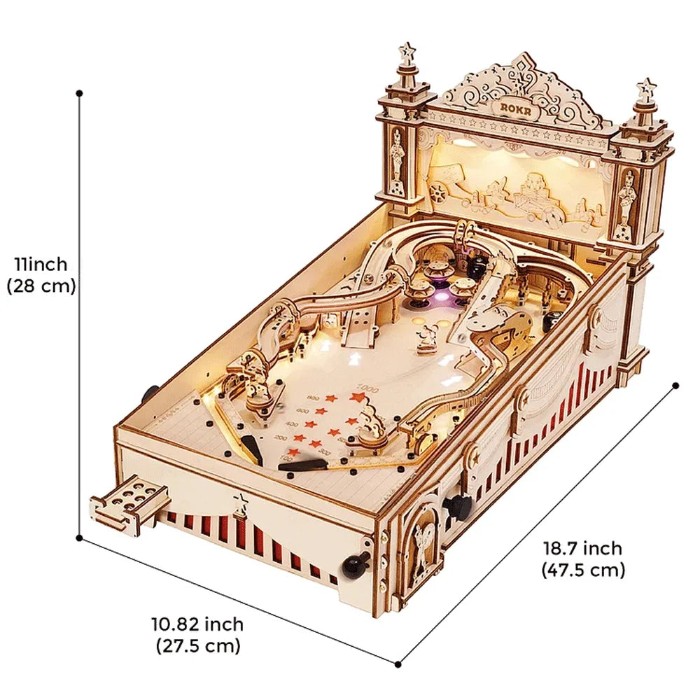 Vintage 3D Pinball Puzzle